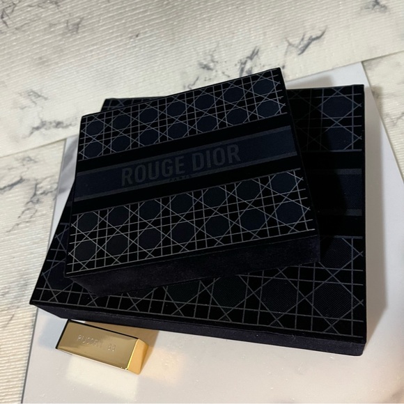 Rouge Dior Beauty Velvet Organizer Vanity Case / Jewelry Storage Box • Large - Picture 17 of 17